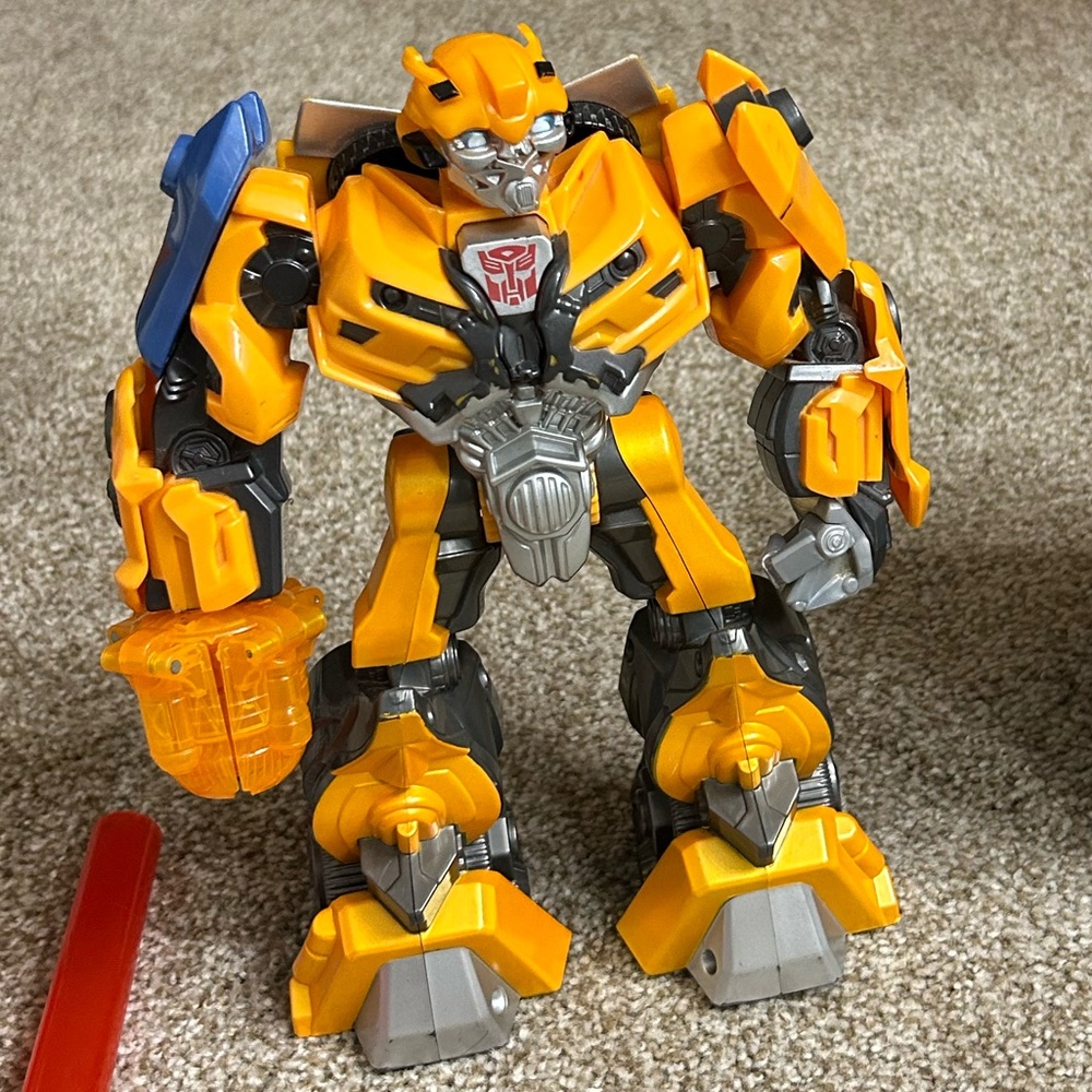Transformers Electronic Talking Bumblebee Loose 10.5" Figure Hasbro